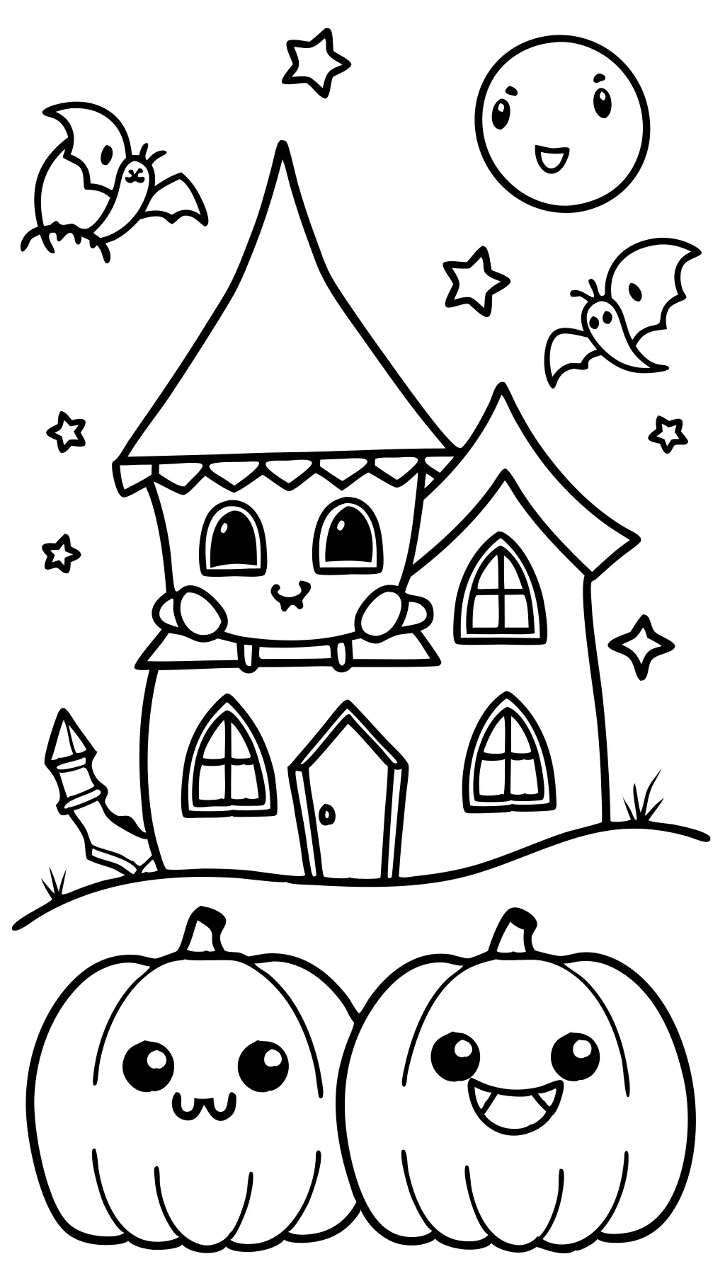 cute halloween coloring pages